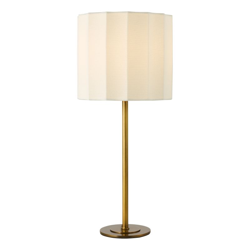 Dar-NOU4263 - Noura - Bronze Table Lamp with Ivory Shade