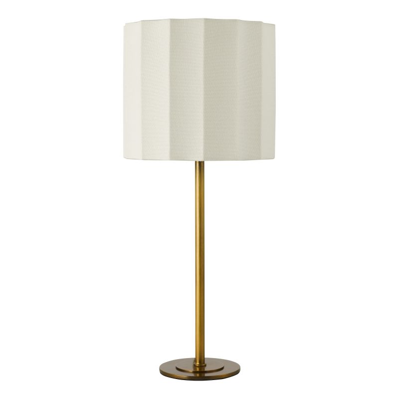 Dar-NOU4263 - Noura - Bronze Table Lamp with Ivory Shade