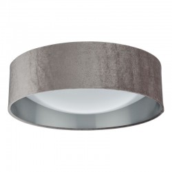 Nysa - Mink Velvet 2 Light Flush with White Diffuser  Nysa - Mink Velvet 2 Light Flush with White Diffuser