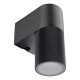 Dar_Vol3-OBI0722 - Obi - Matt Black Wall Lamp IP54