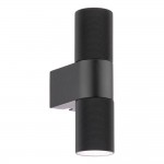 Obi - Matt Black Up & Down Wall Lamp IP54