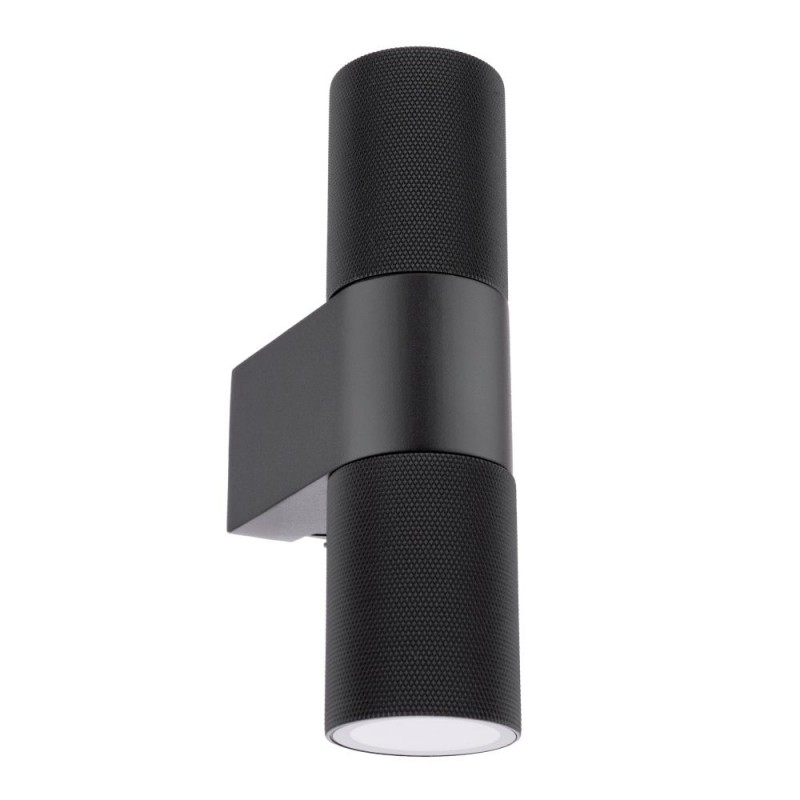 Dar-OBI3222 - Obi - Matt Black Up & Down Wall Lamp IP54