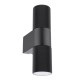 Dar-OBI3222 - Obi - Matt Black Up & Down Wall Lamp IP54