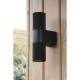 Dar-OBI3222 - Obi - Matt Black Up & Down Wall Lamp IP54
