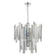 Ceiling Lights - Odile - Crystal & Polished Chrome 6 Light Chandelier Dar-ODI0650 - Odile - Crystal & Polished Chrome 6 Light Chandelier