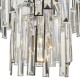 Ceiling Lights - Odile - Crystal & Polished Chrome 6 Light Chandelier Dar-ODI0650 - Odile - Crystal & Polished Chrome 6 Light Chandelier