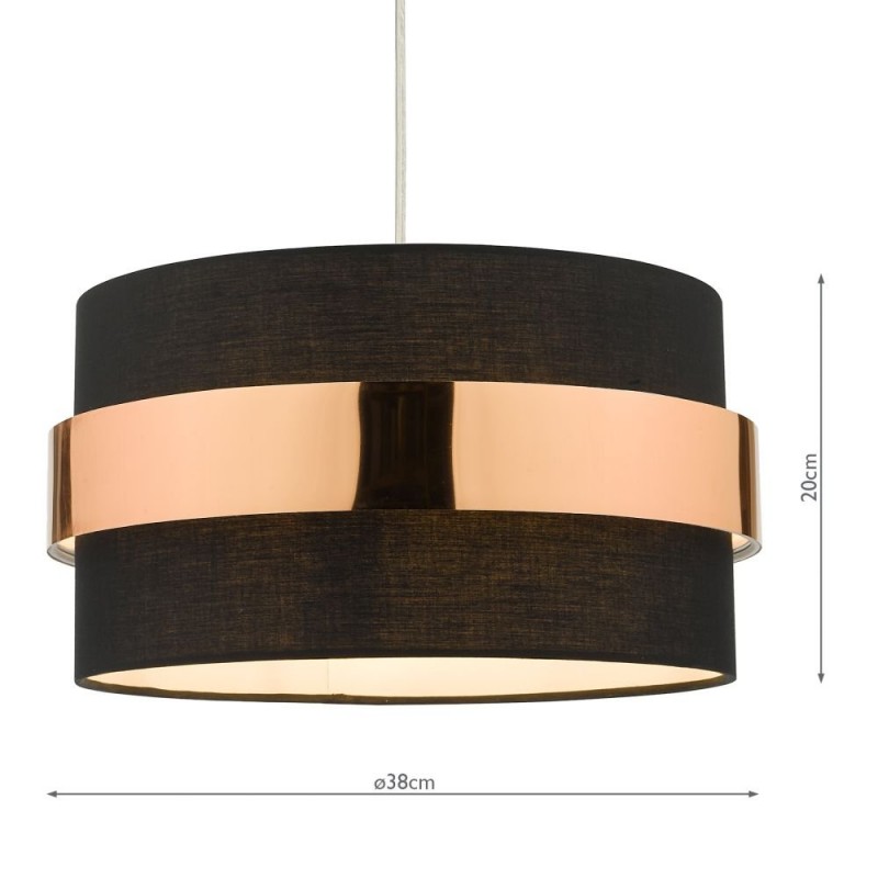 Accessories - Oki - Shade Only - Black & Copper Shade Dar-OKI6522 - Oki - Shade Only - Black & Copper Shade