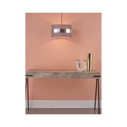 Oki - Shade Only - Grey & Chrome Shade for Pendant Oki - Shade Only - Grey & Chrome Shade for Pendant