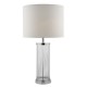 Dar-OLA4350-X - Olalla - Ivory Shade with Glass Rods Table lamp