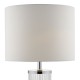 Dar-OLA4350-X - Olalla - Ivory Shade with Glass Rods Table lamp