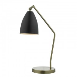 Olly - Antique Brass and Black Table Lamp Olly - Antique Brass and Black Table Lamp