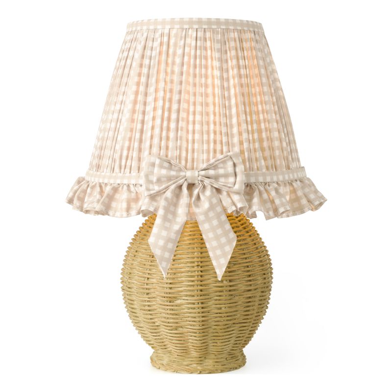 Dar_Vol3-OME4129 - Omer - Honeyed Natural Raffia Table Lamp with Decorative Shade