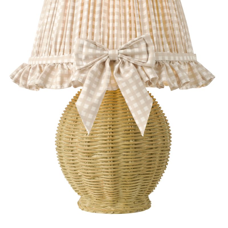 Dar_Vol3-OME4129 - Omer - Honeyed Natural Raffia Table Lamp with Decorative Shade