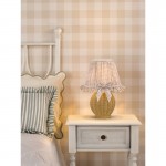 Omer - Honeyed Natural Raffia Table Lamp with Decorative Shade