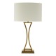 Dar_Vol3-OPO4142 - Oporto - Aged Brass Table Lamp with Ivory Oval Shade