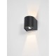 Dar-ORV3222 - Orville - Matt Black LED Up & Down Wall Lamp with 3 Effects