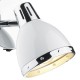 Dar-OSA072 - Osaka - Modern White and Polished Chrome Spotlights Wall Lamp