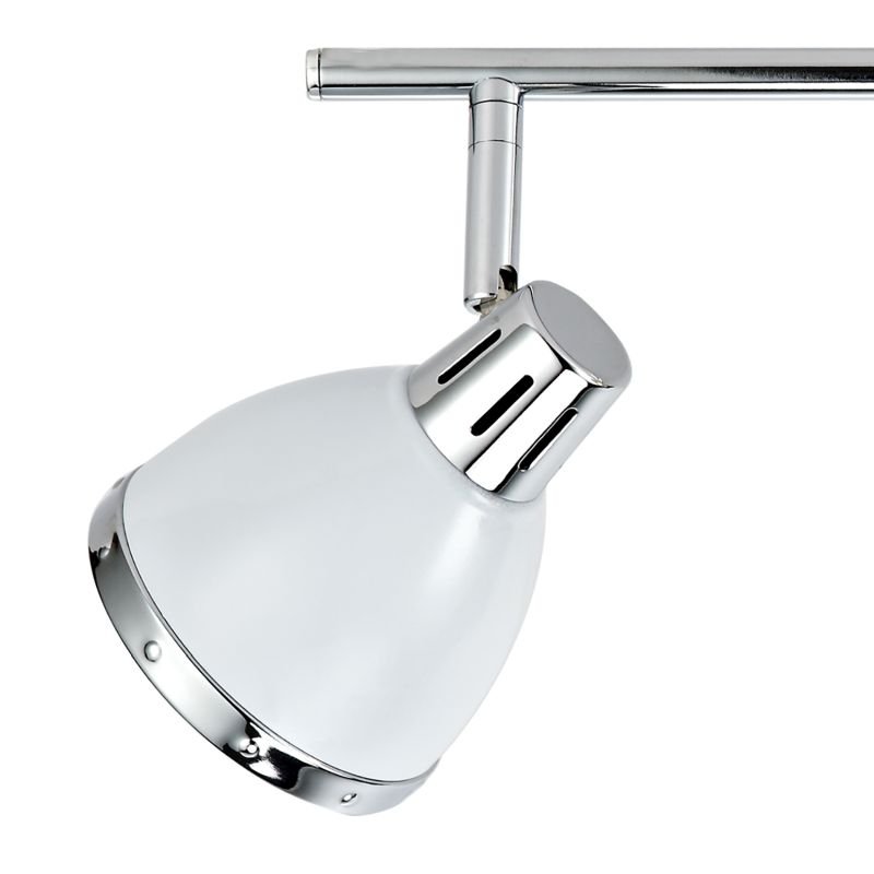 Kitchen Lights - Osaka - Modern White and Polished Chrome 4 Spotlights Dar-OSA842 - Osaka - Modern White and Polished Chrome 4 Spotlights