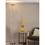 Osbert - Satin Nickel CCT Mother & Child Floor Lamp