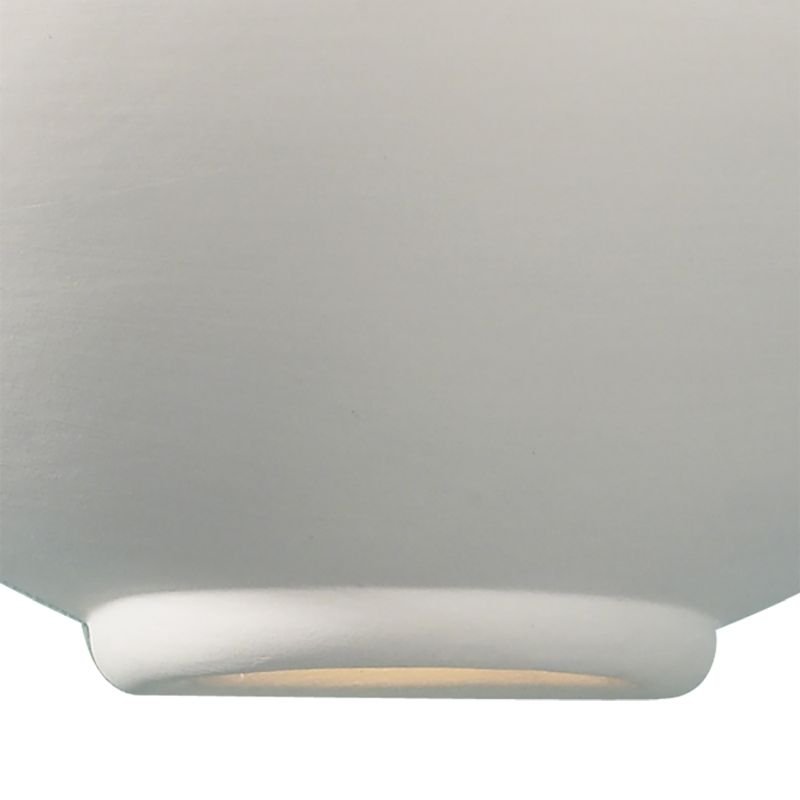 Dar-OTI0748 - Otis - Washer White Ceramic Up&Down Round Wall Lights