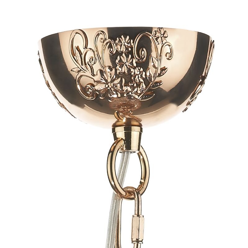Dar-OTT0135 - Ottoman - French Gold with Glass Single Lantern Pendant