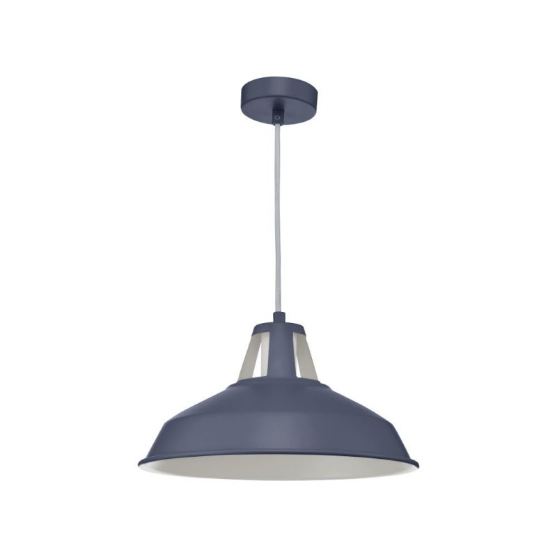 Ceiling Lights - Owain - Matt Blue Single Pendant Wisebuys-OWA0123 - Owain - Matt Blue Single Pendant