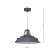 Ceiling Lights - Owain - Matt Blue Single Pendant Wisebuys-OWA0123 - Owain - Matt Blue Single Pendant