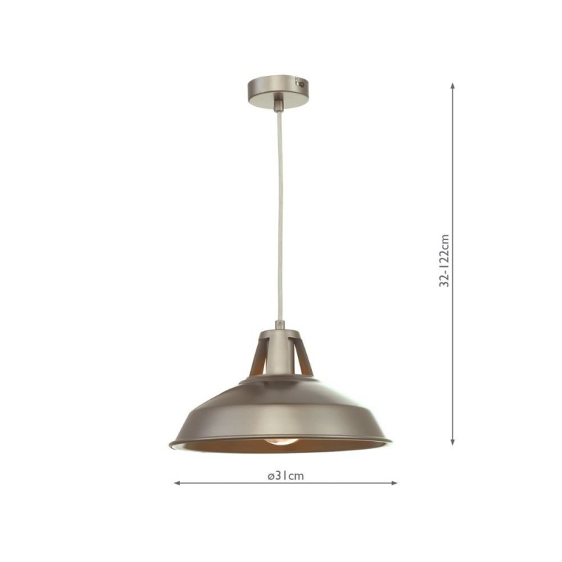 Ceiling Lights - Owain - Antique Pewter Single Pendant Wisebuys-OWA0167 - Owain - Antique Pewter Single Pendant