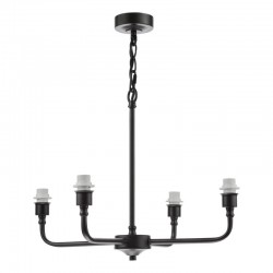 Padme - Base Only - Satin Black 4 Light Pendant Padme - Base Only - Satin Black 4 Light Pendant