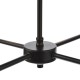 Dar-PAD0422 - Padme - Base Only - Satin Black 4 Light Pendant