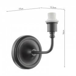 Padme - Base Only - Satin Black Wall Lamp Padme - Base Only - Satin Black Wall Lamp