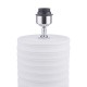 Dar-PAS422 - Pascha - Base Only - White Ceramic Table Lamp