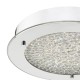 Dar-PET5250 - Peta - Bathroom Small LED Crystal with Chrome Ceiling Lamp