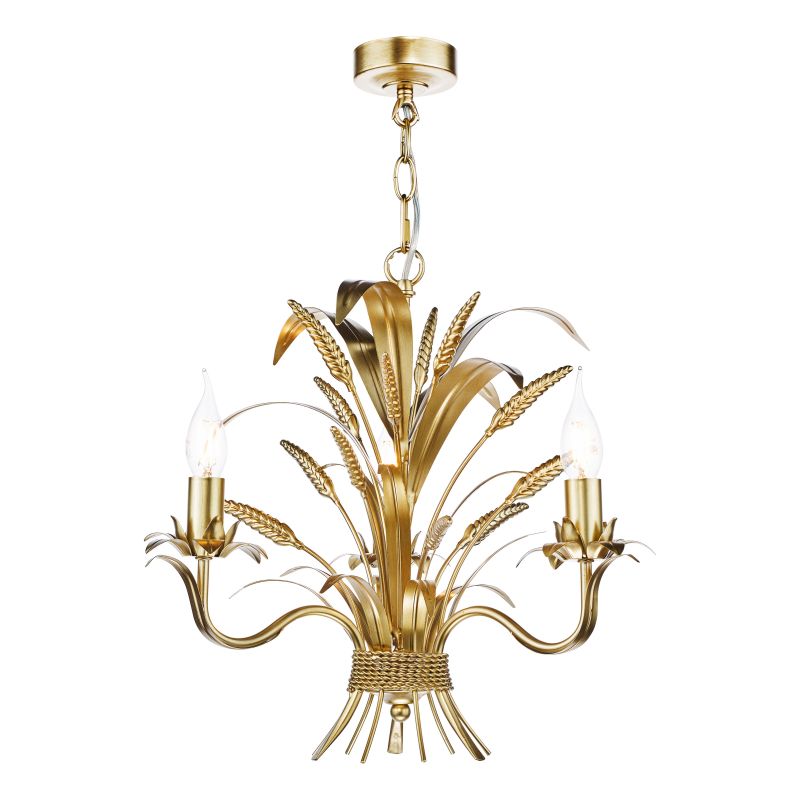 Dar-PHA0335 - Phaedra - Gold 3 Light Centre Fitting