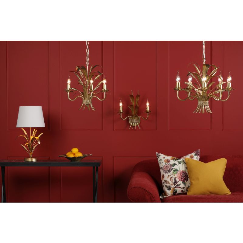 Dar-PHA0335 - Phaedra - Gold 3 Light Centre Fitting