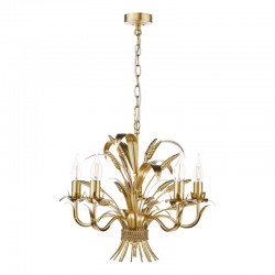 Phaedra - Gold 5 Light Centre Fitting