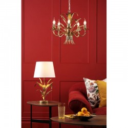 Phaedra - Gold 5 Light Centre Fitting