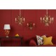 Dar-PHA0935 - Phaedra - Gold 2 Light Wall Lamp