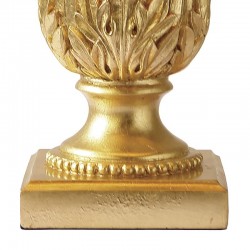 Pineapple - Gold Pineapple Table Lamp with Black Shade Pineapple - Gold Pineapple Table Lamp with Black Shade