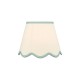 Dar_Vol3-POM1023 - Poma - Shade Only - 25 cm Natural Linen with Blue Shade