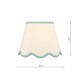 Dar_Vol3-POM1023 - Poma - Shade Only - 25 cm Natural Linen with Blue Shade