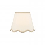 Poma - Shade Only - 25 cm Natural Linen with Taupe Shade