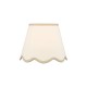 Dar_Vol3-POM1029 - Poma - Shade Only - 25 cm Natural Linen with Taupe Shade