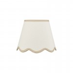 Poma - Shade Only - 25 cm Natural Linen with Taupe Shade