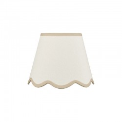Poma - Shade Only - 25 cm Natural Linen with Taupe Shade