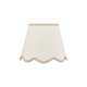 Dar_Vol3-POM1029 - Poma - Shade Only - 25 cm Natural Linen with Taupe Shade