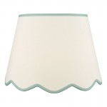 Poma - Shade Only - 45 cm Natural Linen with Blue Shade