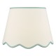 Dar_Vol3-POM1823 - Poma - Shade Only - 45 cm Natural Linen with Blue Shade