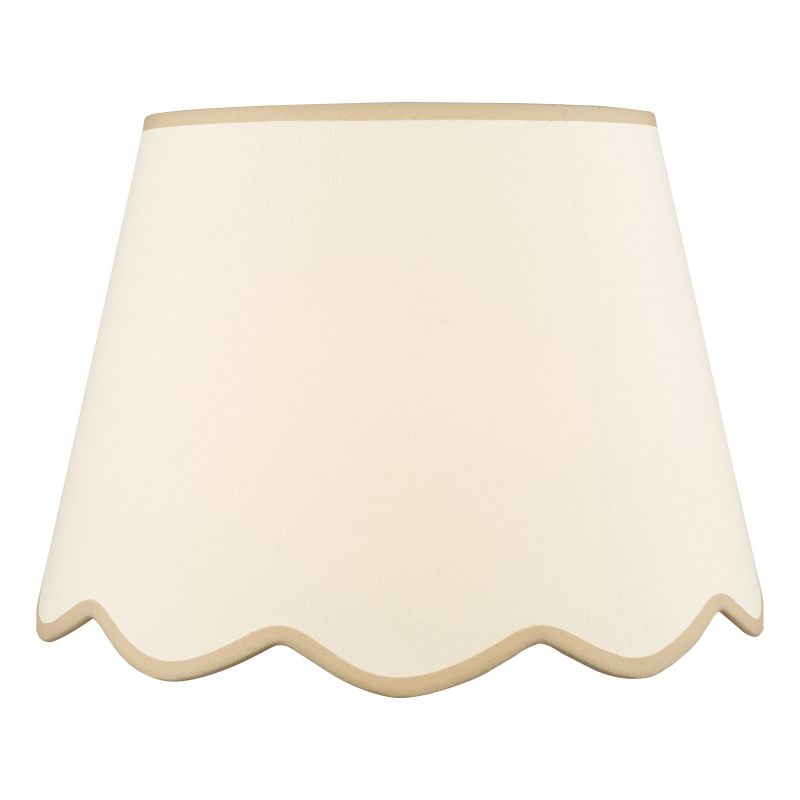 Dar_Vol3-POM1829 - Poma - Shade Only - 45 cm Natural Linen with Taupe Shade