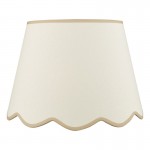 Poma - Shade Only - 45 cm Natural Linen with Taupe Shade